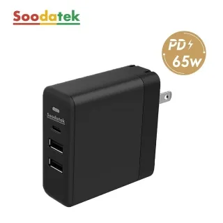 【Soodatek】65W充電器黑色/SHC1U2-PC65BL 歷史價格詳細信息