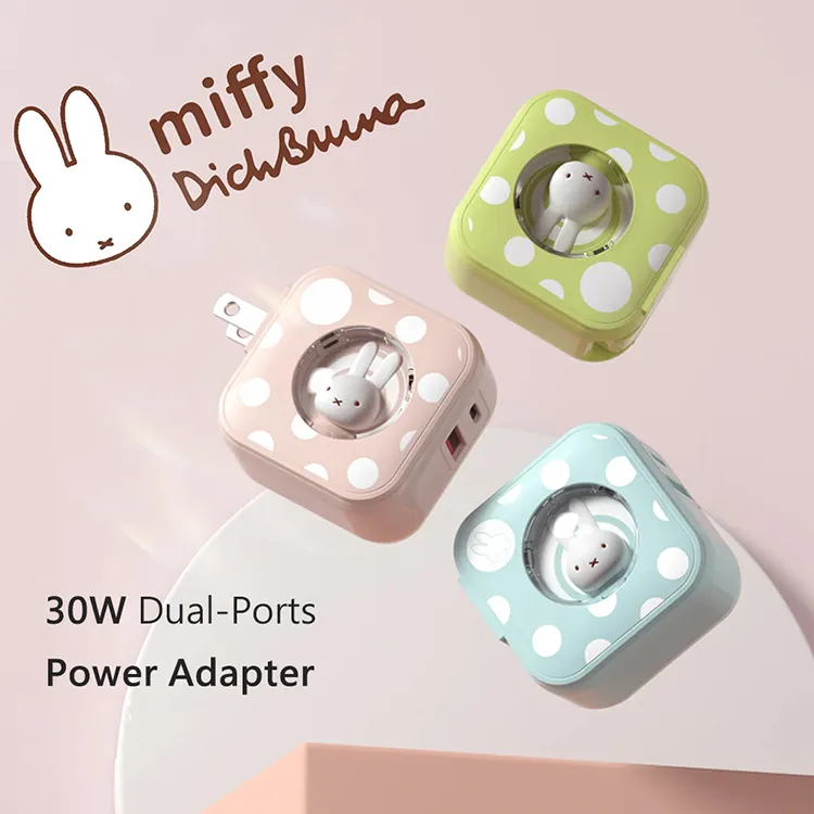 Miffy USB-C PD/USB 30W雙孔萬國旅用高速充電器 (支援PD 3.0/QC 3.0/PPS快充) 歷史價格詳細信息