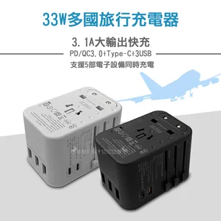 CITY多國轉接頭33W急速充電器黑+AWEI 雙子星四合一iphone與雙Type-C通用快速線 歷史價格詳細信息