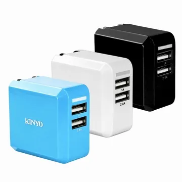 KINYO雙USB充電器5V 2.4A(白)CUH220W 歷史價格詳細信息