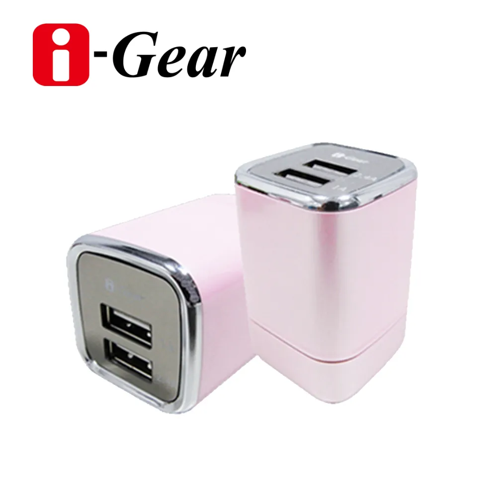 i-Gear 3.4A 藍光LED雙USB旅充變壓器 - 金屬棕 歷史價格詳細信息