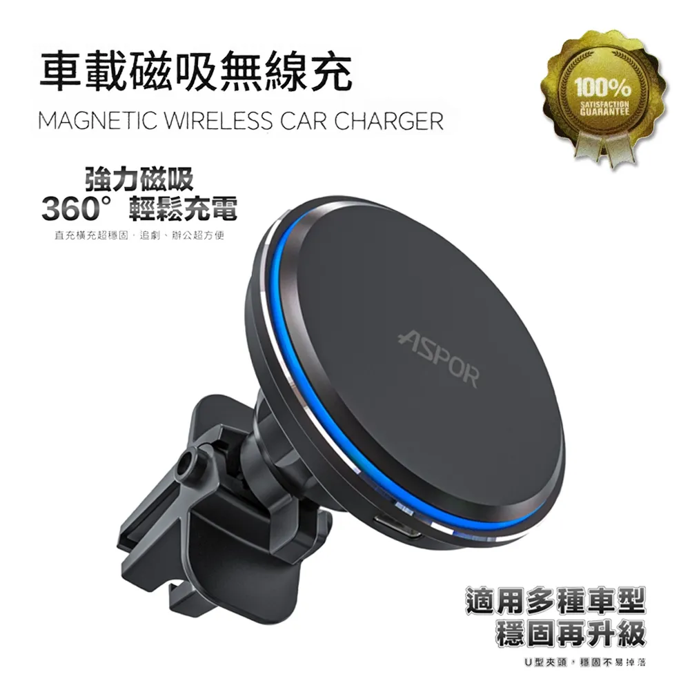 ASPOR Magsafe 急速15W 四合一磁吸無線充電座 (夜燈/iPhone/Watch/Airpods) 多功能 歷史價格詳細信息