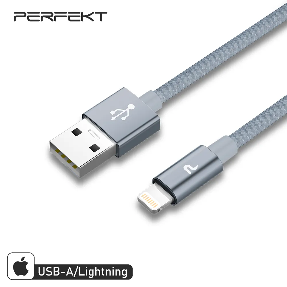 PERFEKT Apple原廠認證 USB-C to Lightning編織快充傳輸線-斑馬白-300 CM (PT-30030) 歷史價格詳細信息