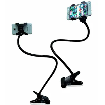 雙夾懶人萬向軟管手機支架 不挑色 懶人夾 懶人支架 追劇神器 床頭支架 手機夾 歷史價格詳細信息