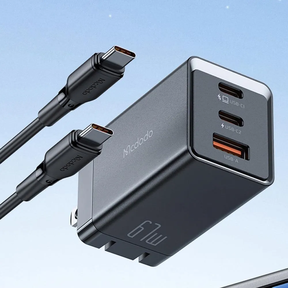 Mcdodo 雙孔 PD/雙Type-C/GaN氮化鎵充電頭快充頭閃充頭充電器 40W 戰皇 麥多多 歷史價格詳細信息