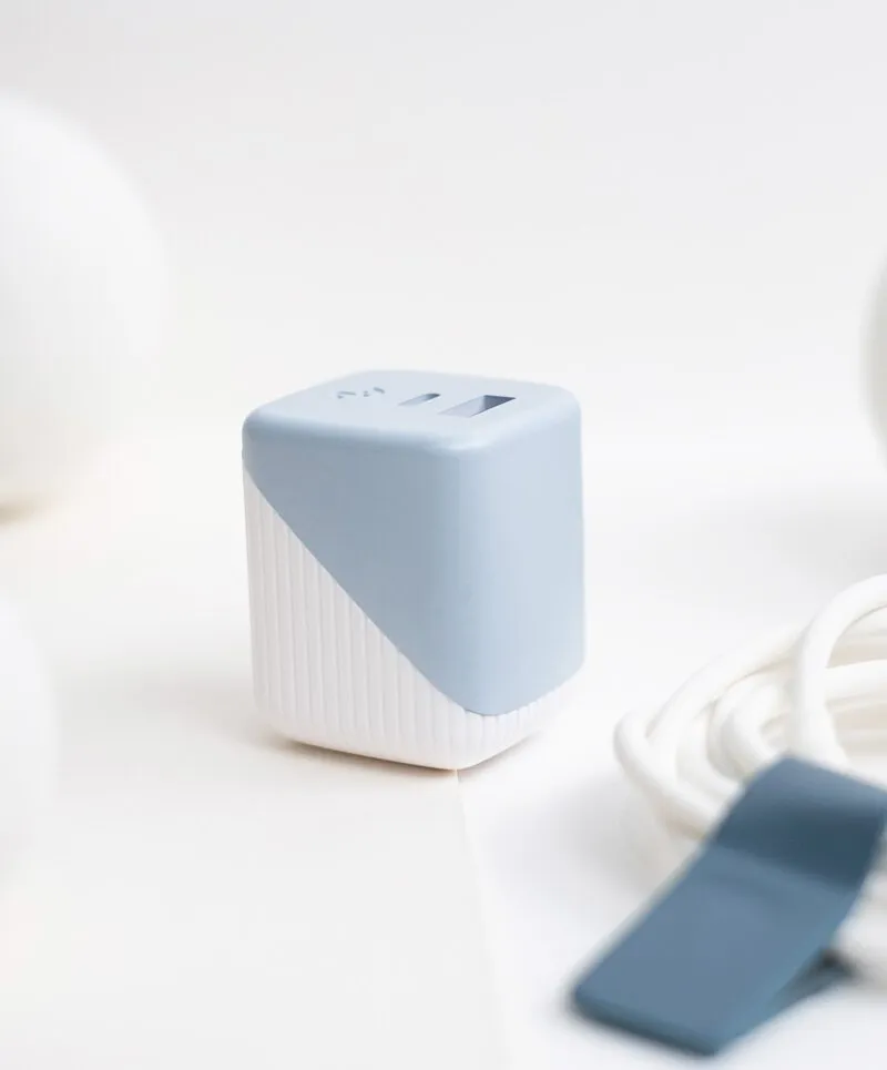 Allite B2 32w氮化鎵雙孔快充(方坊藍) + C-C 1.5M液態矽膠快充線(經典白) 歷史價格詳細信息