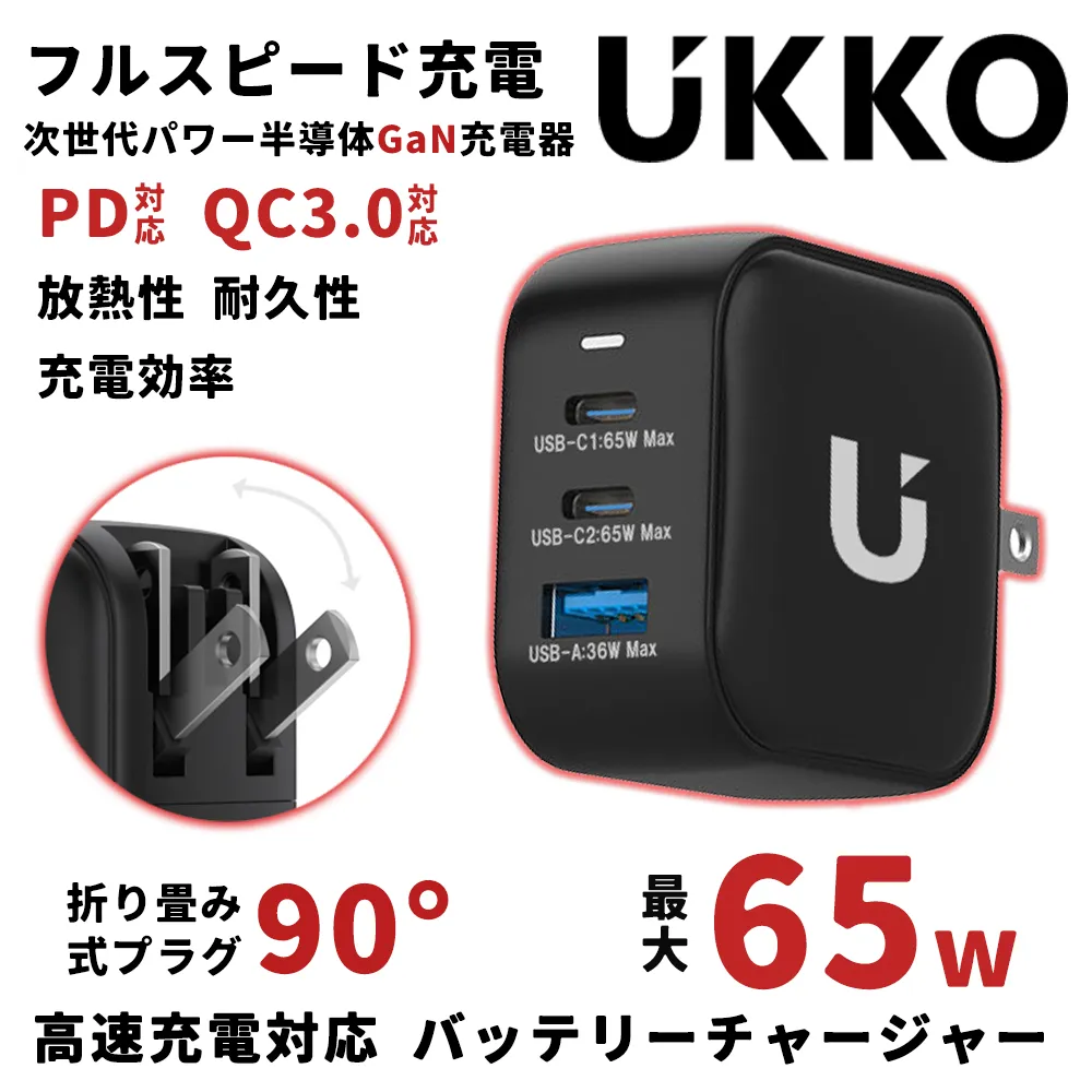 UKKO 35W GaN 氮化鎵 雙USB-C數位顯示急速充電器 歷史價格詳細信息