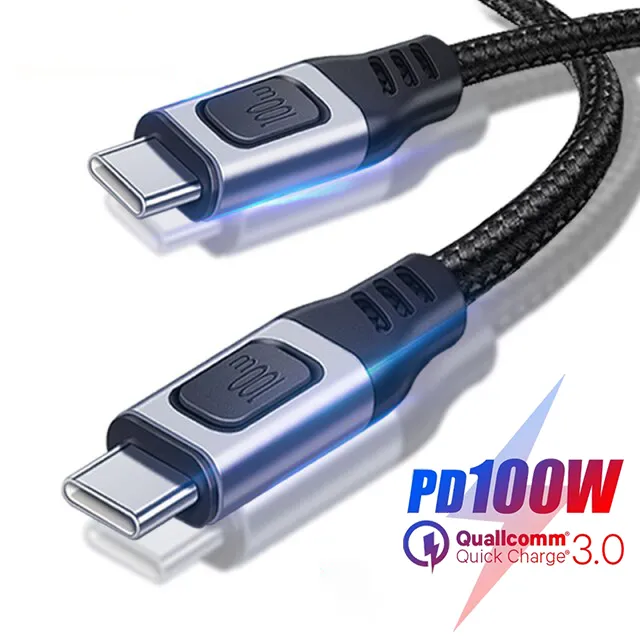 100W 極速充電線 PD快充+5A大電流 E-Marker智能晶片 1米充電線 type-c to type-c 歷史價格詳細信息