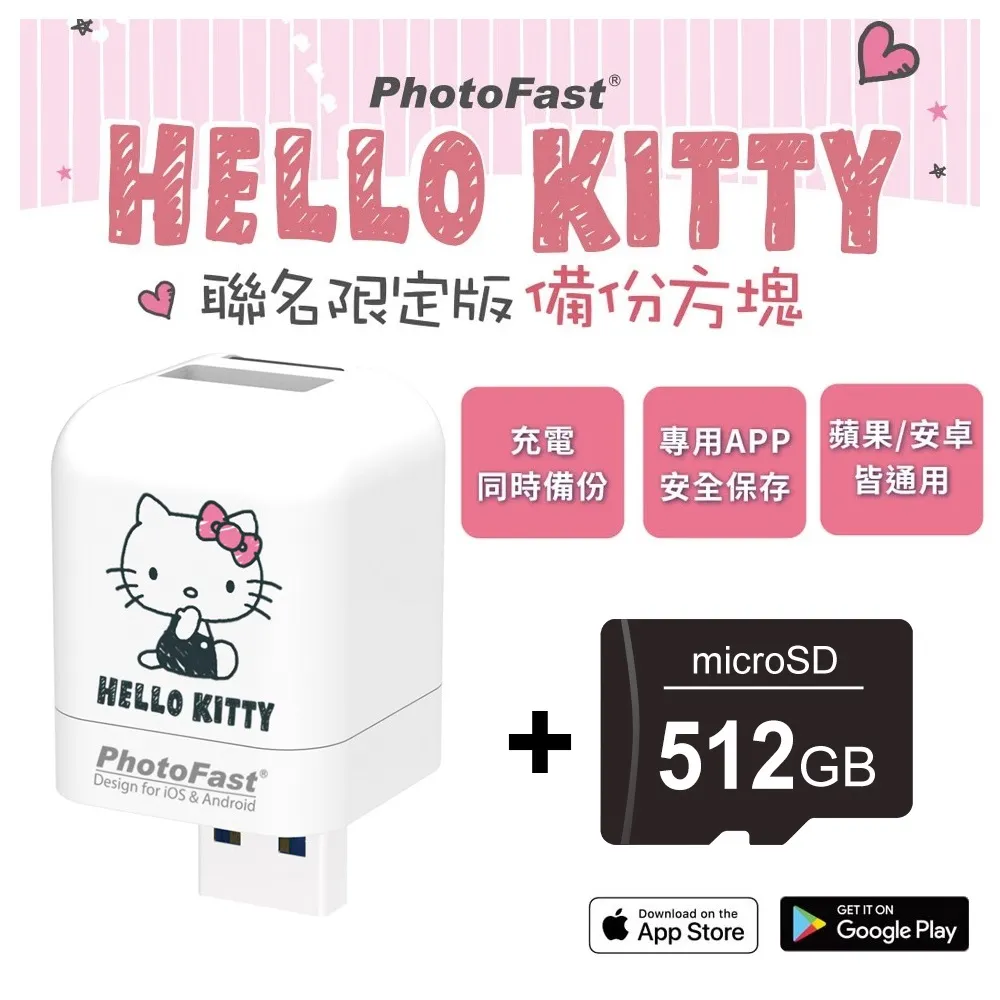 Photofast x Hello Kitty PhotoCube 備份方塊【含256GB記憶卡】 歷史價格詳細信息
