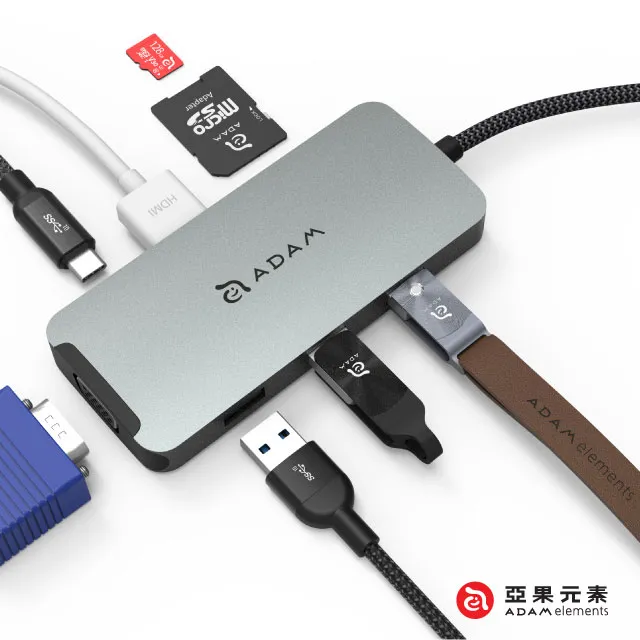【亞果元素】CASA Hub 5E USB-C 5 Port 五合一供電多功能讀卡集線器 灰 歷史價格詳細信息