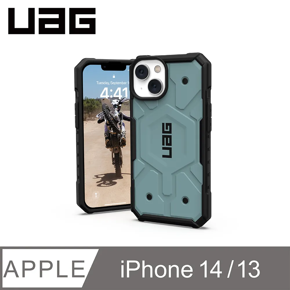 UAG iPhone 14 MagSafe 耐衝擊保護殼-軍用黑 歷史價格詳細信息