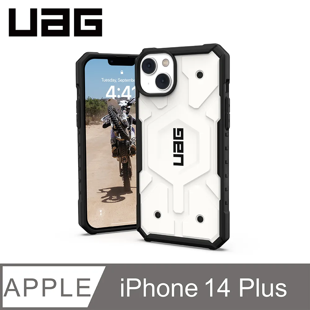 UAG iPhone 14 Plus MagSafe 耐衝擊保護殼-軍用黑 歷史價格詳細信息