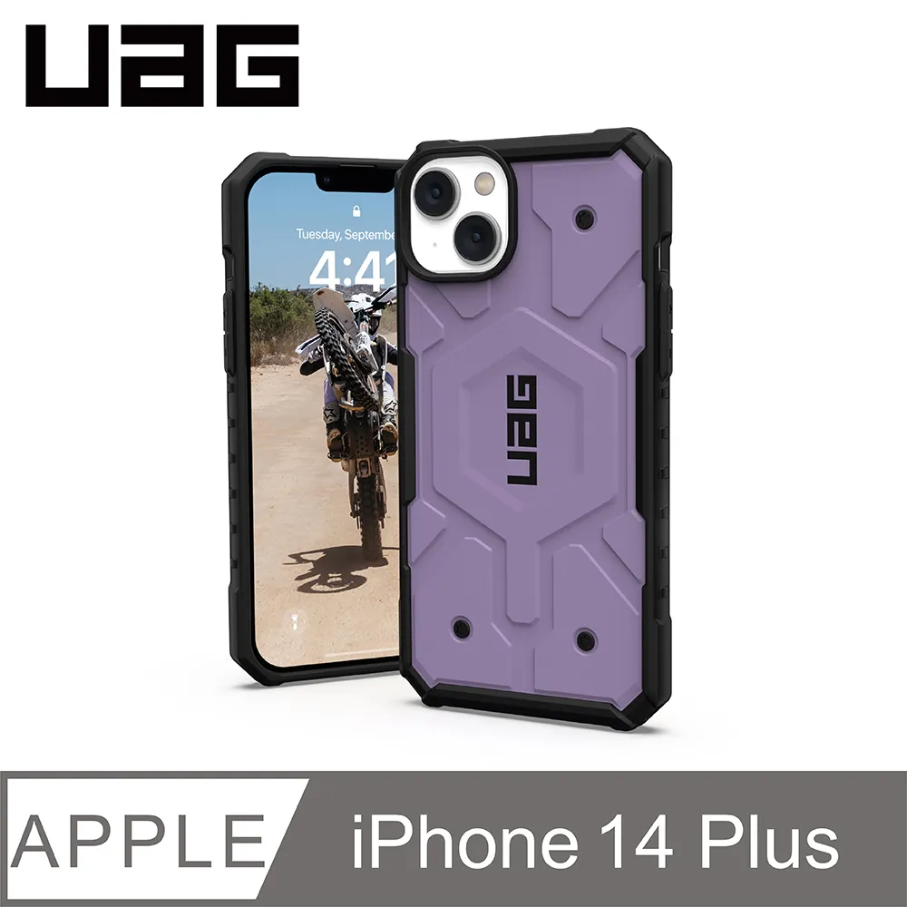 UAG iPhone 14 Plus MagSafe 耐衝擊保護殼-軍用黑 歷史價格詳細信息