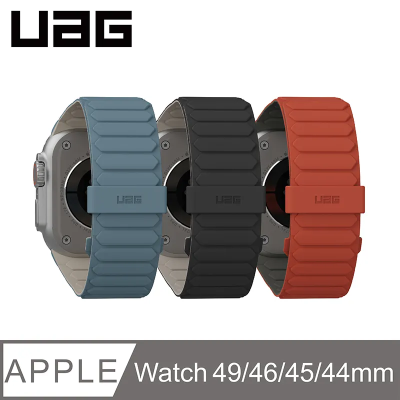 UAG 磁吸 時尚 雙色 矽膠 錶帶 Apple Watch 38 40 41 42 44 45 46 49 mm 歷史價格詳細信息