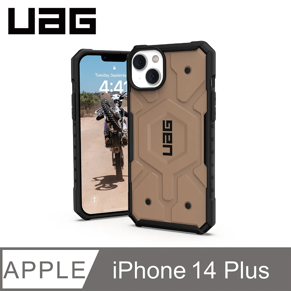 UAG iPhone 14 Plus MagSafe 耐衝擊保護殼-軍用黑 歷史價格詳細信息