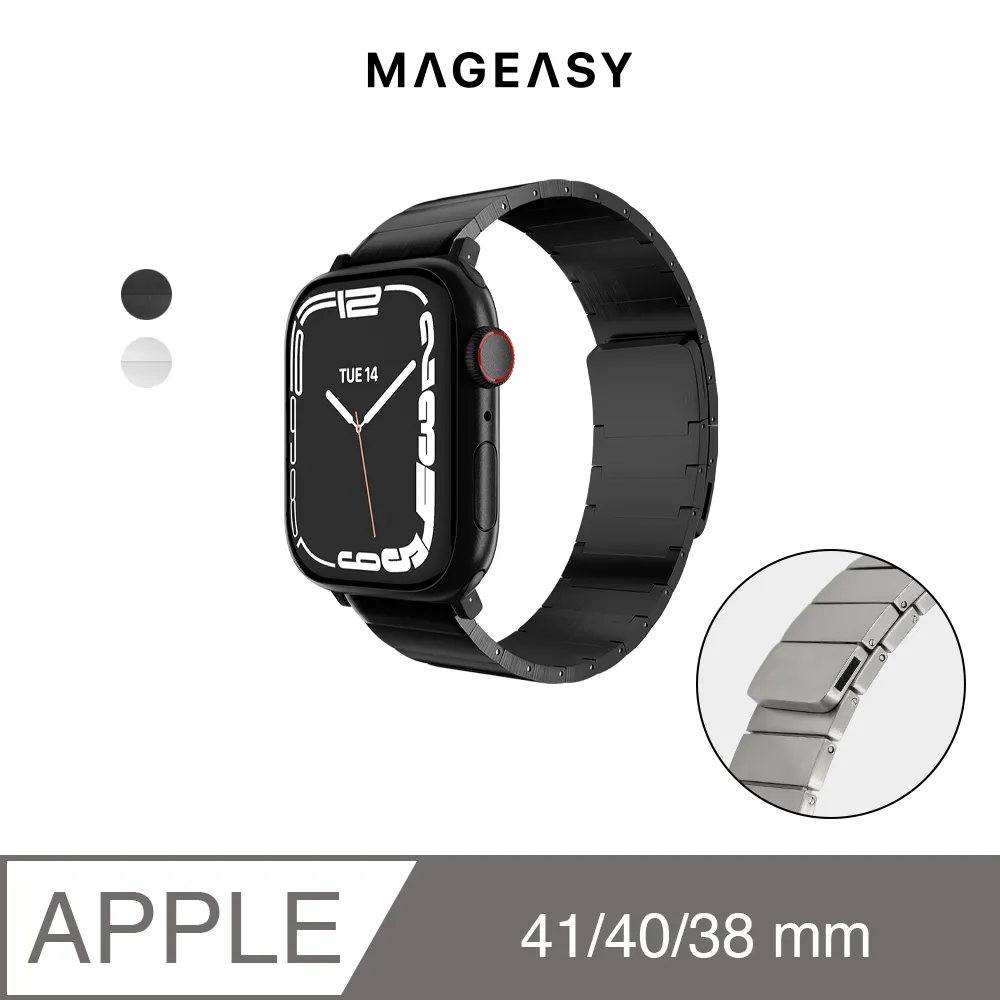 美國魚骨 SwitchEasy Apple Watch Maestro-M 不鏽鋼鏈式錶帶 38/40/41mm, 銀色 歷史價格詳細信息
