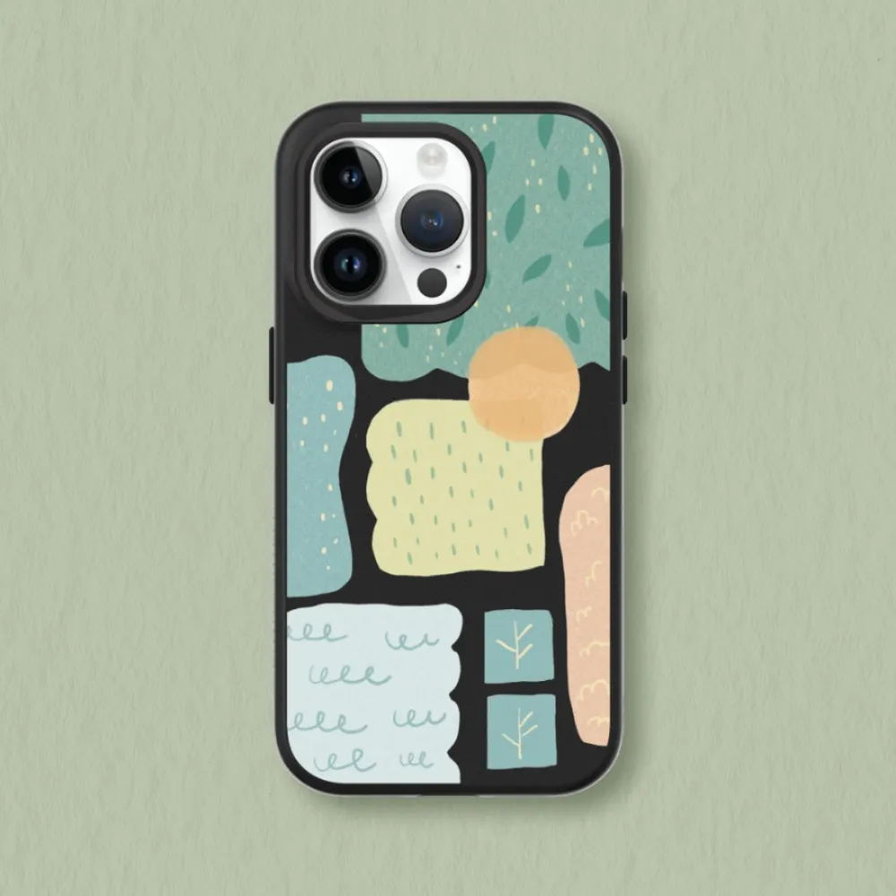 【犀牛盾】iPhone 16系列SolidSuit(MagSafe兼容)手機殼｜ilovedoodle-貓咪月象-黑(多色可選) 歷史價格詳細信息