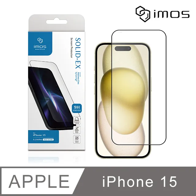 imos iPhone 15 6.1吋 9H硬度 2.5D點膠 防窺 超細黑邊康寧玻璃螢幕保護貼 美國康寧授權 AGbc 歷史價格詳細信息
