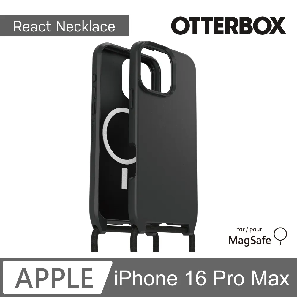 【OtterBox】iPhone 16 Pro Max 6.9吋 ReactNecklace 簡約掛繩輕透防摔殼-透(支援MagSafe) 歷史價格詳細信息