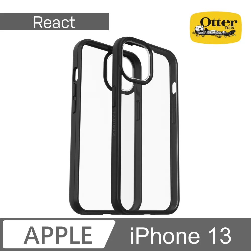 Otterbox React 輕透防摔殼 iPhone 13 12 6.1 6.7 (黑/透) 軍規 輕薄 防摔 歷史價格詳細信息