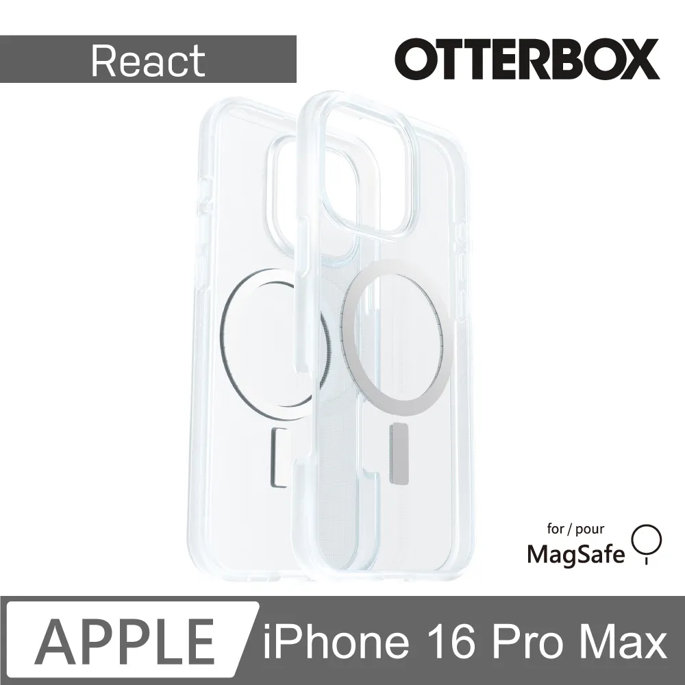【OtterBox】iPhone 16 Pro Max 6.9吋 React 輕透防摔殼-星塵(支援MagSafe) 歷史價格詳細信息
