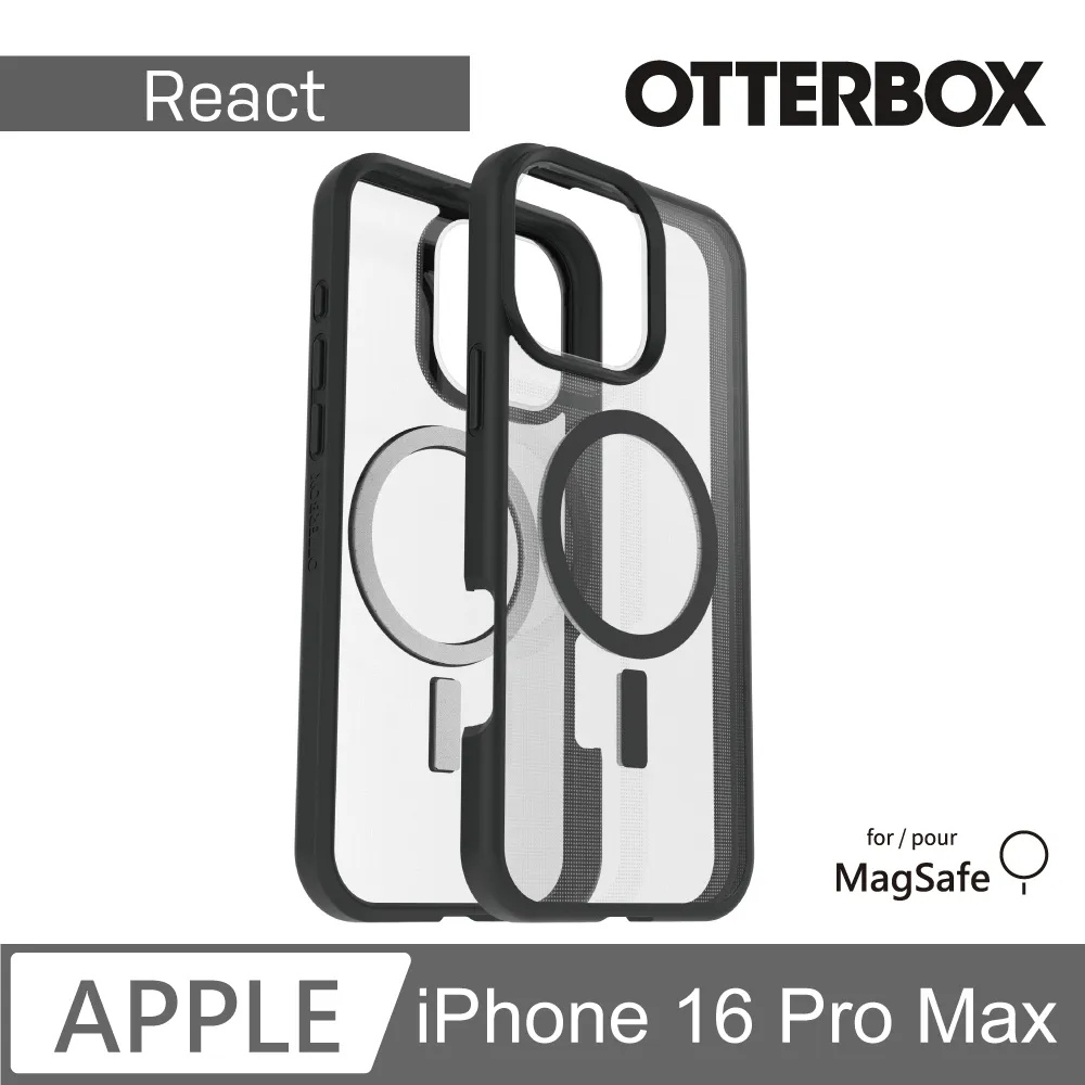 【OtterBox】iPhone 16 Pro Max 6.9吋 ReactNecklace 簡約掛繩輕透防摔殼-透(支援MagSafe) 歷史價格詳細信息