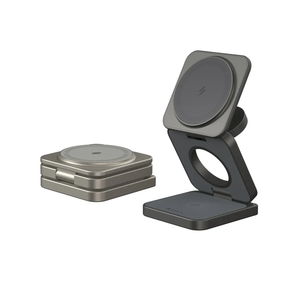 磁吸充電座 qi2 折疊/旋轉 15w快充 鋁合金 三合一 充電座 無線充 無線充電座 無線充電器 無線充電 蘋果/安卓 歷史價格詳細信息