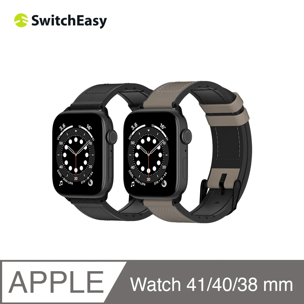 美國魚骨 SwitchEasy Apple Watch Hybrid 矽膠真皮錶帶 42/44/45 mm 岩石灰 歷史價格詳細信息