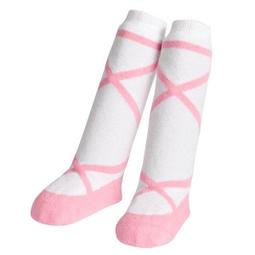 美國 Jazzy Toes 時尚造型棉襪單入組_桃紅愛心長襪(JTNH-04) 歷史價格詳細信息