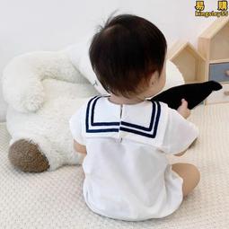 男女寶寶海軍風連身泳衣ins韓版可愛兒童長袖防曬遊泳衣男童泳裝 歷史價格詳細信息