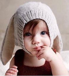 【小粟米】兔子耳朵男女小童寶寶針織帽子 價格比較,價格查詢,歷史價格詳細信息