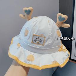 嬰兒帽子春秋可愛洋氣遮陽帽女寶寶帽子公主風漁夫帽兒童太陽 歷史價格詳細信息