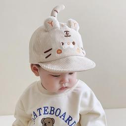 嬰兒帽子秋冬季可愛超萌卡通男寶寶簡約字母時尚春秋鴨舌帽棒球帽 歷史價格詳細信息