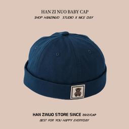 寶寶地主帽兒童男寶寶春秋薄款韓版嘻哈潮嬰兒瓜皮洋氣女童帽子潮 歷史價格詳細信息