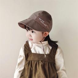 寶寶帽子大帽檐鴨舌帽兒童遮陽帽可調節帽男女童出遊太陽帽潮 歷史價格詳細信息