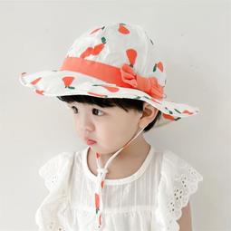 嬰兒遮陽帽大檐女寶寶帽子兒童男幼兒夏季薄款紗布太陽漁夫帽 歷史價格詳細信息