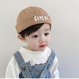 寶寶地主帽兒童男寶寶春秋薄款韓版嘻哈潮嬰兒瓜皮洋氣女童帽子潮 歷史價格詳細信息