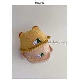 超萌棒球帽 立體小熊耳朵 可上翻 鴨舌帽 寶寶帽 遮陽 防曬童帽 DL11241 好娃娃 歷史價格詳細信息