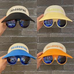 防曬帽夏季兒童遮陽防紫外線戶外騎行運動男女童空頂大帽簷太陽帽 歷史價格詳細信息