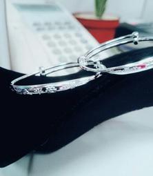 [金年春金仔店] 純銀999 兒童 嬰幼兒 彌月禮 幸運草 鐲子 手鐲 手環 銀鐲子 銀手鐲 銀手環 銀幣 銀飾 歷史價格詳細信息