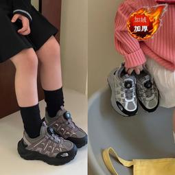 男女童鞋子秋冬2024兒童運動鞋皮面老爹鞋男女孩中大童迷彩跑步鞋 歷史價格詳細信息