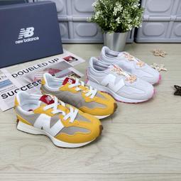 New Balance 童鞋 327 寬楦 白 藍 中童 小朋友 NB 大N 復古 皮革 小白鞋 PH327WHTW 歷史價格詳細信息