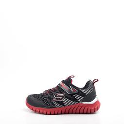 零碼出清~Skechers  FLEX ADVANTAGE 3.0 黏扣兒童慢跑鞋-灰/紅98141LGYCC  現貨 歷史價格詳細信息