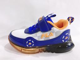 特價  FILA機能運動鞋 童鞋 電燈運動鞋 紫灰 7-J453V-191 魔鬼氈 除臭鞋墊康 歷史價格詳細信息