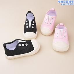 兒童帆布鞋男女童一腳蹬休閒鞋2023春秋新款經典板鞋寶寶布鞋軟底 歷史價格詳細信息