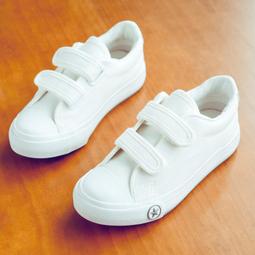兒童小白鞋女童小學生白布鞋幼兒園室內男童帆布鞋白色運動鞋球鞋 歷史價格詳細信息