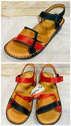 ????安安專業鞋店????台製牛頭牌MIT純正牛皮縫線仕女涼鞋3051止滑大底透氣耐穿防滑柔軟 魔鬼氈 氣墊 真皮內裡 黑/紅 價格比較,價格查詢,歷史價格詳細信息