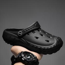 《愛網購》~XA16318~踩屎感洞洞鞋男士外穿厚底增高沙灘涼鞋運動休閒包頭拖鞋男女拖鞋涼鞋休閒鞋 歷史價格詳細信息