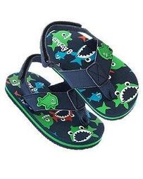 [娃娃屋] 美國 Crazy 8 小女生藍綠波文夾腳涼鞋 #8 歷史價格詳細信息