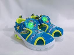 金英鞋坊 救援小隊變形警車POLI 波利 電燈護趾運動涼鞋(台灣製造) 10213-粉 超低直購價299元(有燈) 歷史價格詳細信息